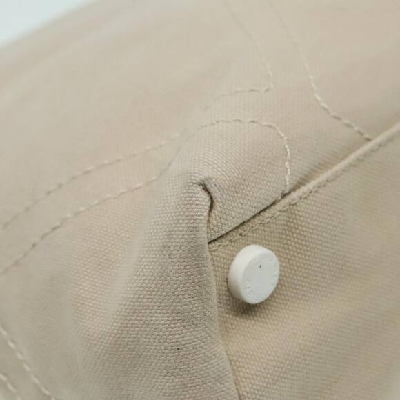 CHANEL Coco Mark Tote Bag Canvas Beige Silver CC - Picture 16 of 16